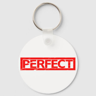 Perfekte Briefmarke Schlüsselanhänger
