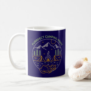 Perfekte Camping Nacht Kaffeetasse