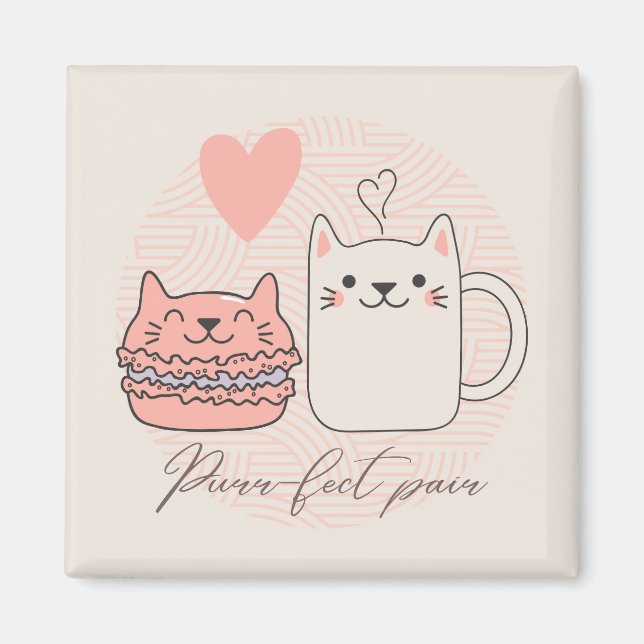 Perfekte Cat-Leckereien Magnet (Vorne)