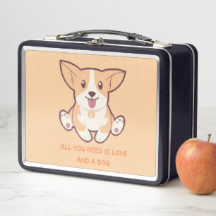 Perfekte Designs für Hunde-Liebhaber und Haustier- Metall Brotdose
