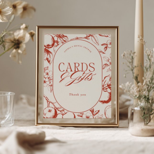 Perfekte Eine Apfel Brautparty Karten Geschenke Poster (Von Creator hochgeladen)