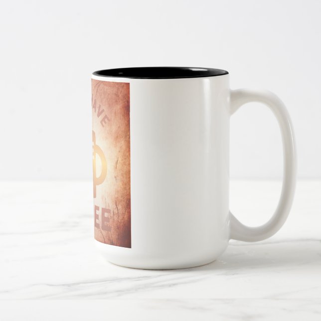 Perfekte Kaffee-Tasse Zweifarbige Tasse (Rechts)