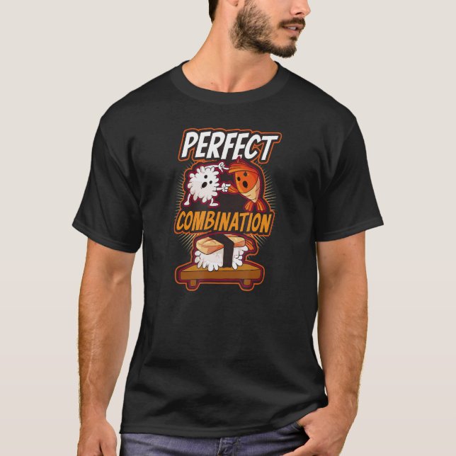 Perfekte Kombination Sushi T-Shirt (Vorderseite)
