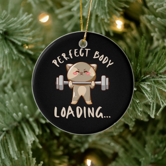 Perfekte Körperbelastung... Keramik Ornament (Baum)