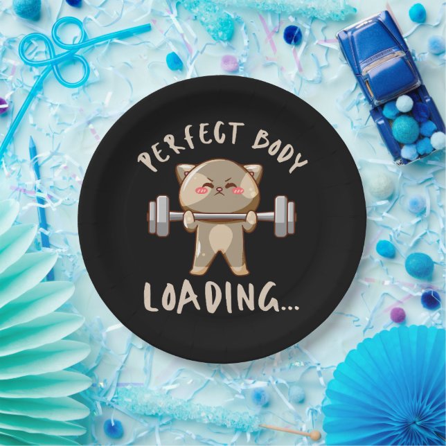 Perfekte Körperbelastung... Pappteller (Party)