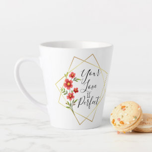 Perfekte-Liebe-Latte-Tasse Milchtasse