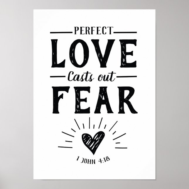 Perfekte Liebe macht Angst Poster (Vorne)