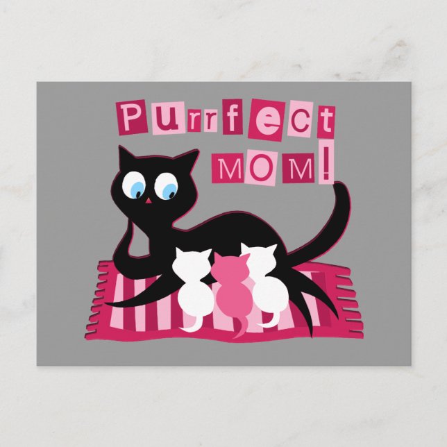 Perfekte Mama Postkarte (Vorderseite)