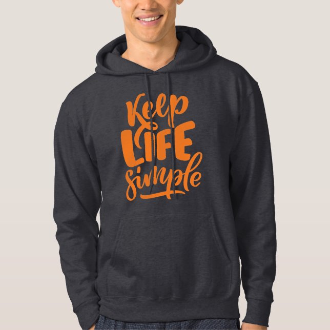 Perfekte Motivierend Textanzeige Hoodie (Vorderseite)