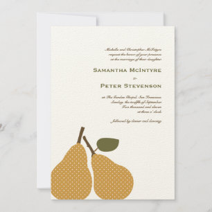 Perfekte Piss Whimsical Wedding Einladungskarte