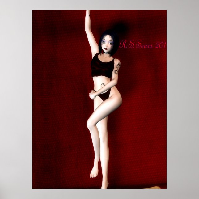 perfekte Pose Poster (Vorne)