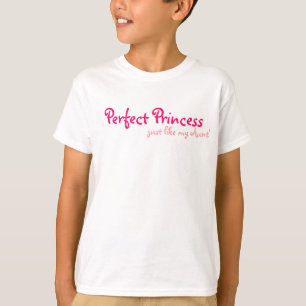 Perfekte Prinzessin mögen gerade meine Tante T-Shirt