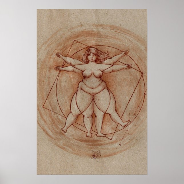 Perfekte Proportion Poster (Vorne)