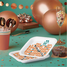 Perfekte Pumpkins = Autumning Pappteller