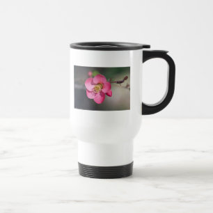 Perfekte rosa Blütenruhe Reisebecher