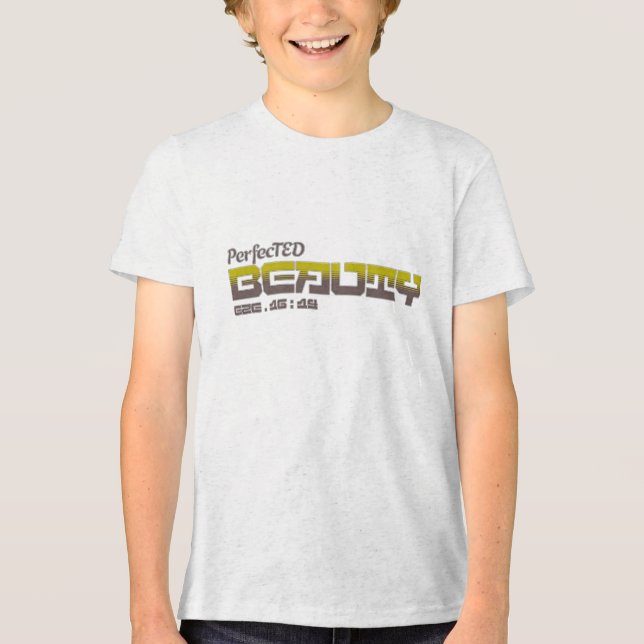 Perfekte Schönheit Tri-Blend Shirt (Vorderseite)