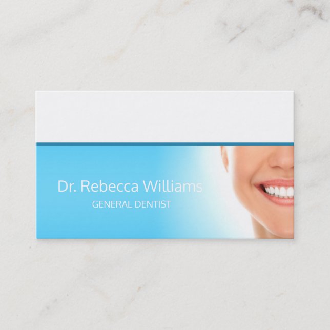 Perfekte Smile Dental Clinic Dentist Card Visitenkarte (Vorderseite)