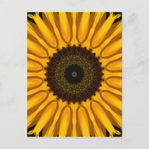 Perfekte Sonnenblume Postkarte