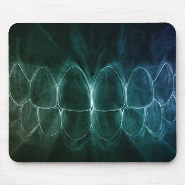 Perfekte Teeth Bite Dentist Mousepad (Vorne)