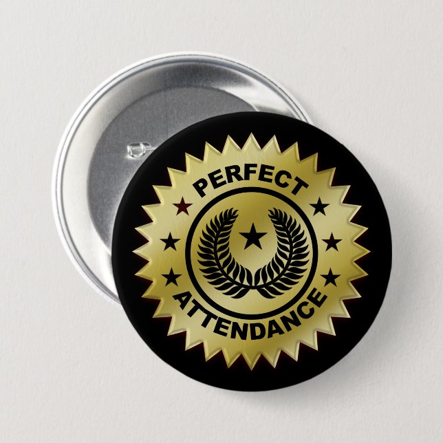 Perfekte Teilnahme-Award Button (Vorne & Hinten)