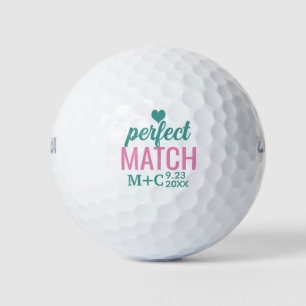 Perfekte Übereinstimmung Dusche Junggesellinnenabs Golfball