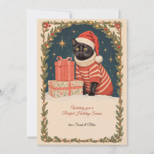Perfekte Weihnachtszeit Grußkarte Feiertagskarte