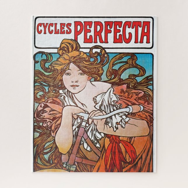 Perfekte Zyklen Alphonse Mucha Art Nouveau (Vertikal)
