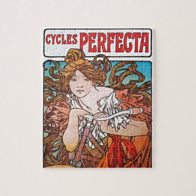 Perfekte Zyklen Alphonse Mucha Art Nouveau (Vertikal)