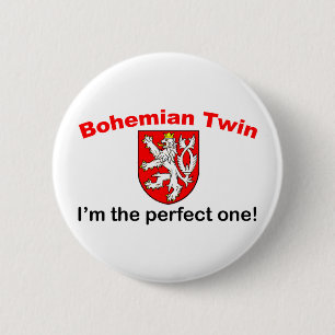 Perfekter Bohemischer Zwilling Button