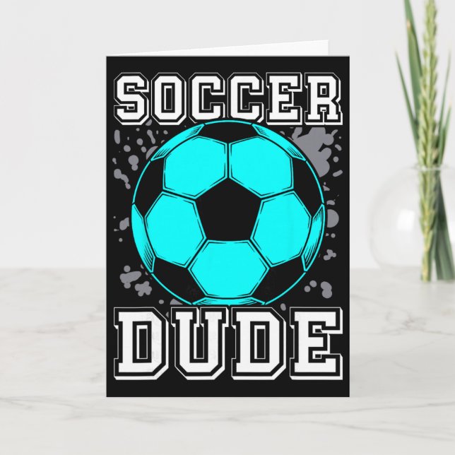 Perfekter Fußball-Typ Merchandise  Karte (Vorderseite)