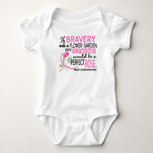 Perfekter Großmutter-Brustkrebs der Rosen-2 Baby Strampler