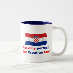 Perfekter Kroate Zweifarbige Tasse