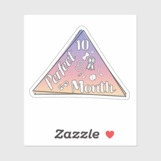 Perfekter Monatsaufkleber - Oktober Aufkleber