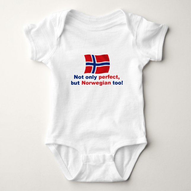 Perfekter Norweger Baby Strampler (Vorderseite)