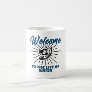 Perfekter Rettungsschwimmer - Willkommen im Leben Kaffeetasse