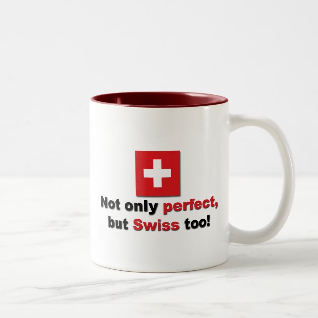 Perfekter Schweizer Zweifarbige Tasse (Rechts)