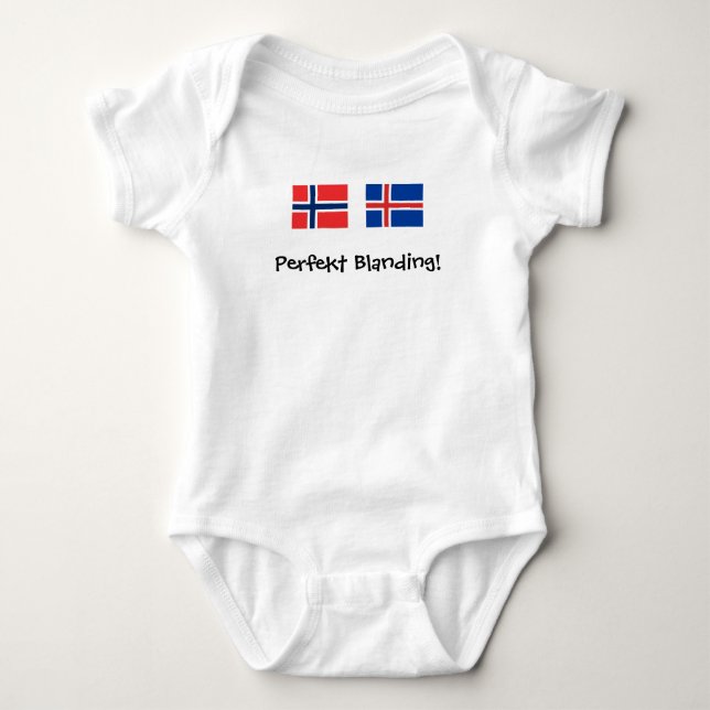 Perfektes Blanding ( Perfect Mix) Baby Strampler (Vorderseite)