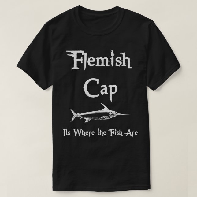 Perfektes flämisches Cap Storm Fishing T-Shirt (Design vorne)