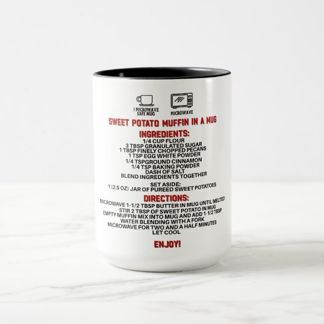 Perfektes Geschenk/Blueberry Sweet Potato Muffin Tasse (Zentrum)