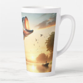 Perfektes Geschenk für Angler und Fischer Milchtasse