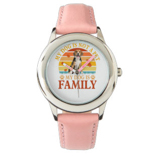 Perfektes Geschenk für Hunde Beagle Besitzer Pet L Armbanduhr