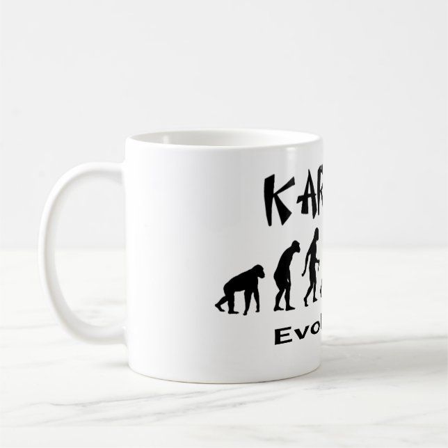 Perfektes Geschenk für jeden in Karate Martial Art Kaffeetasse (Links)