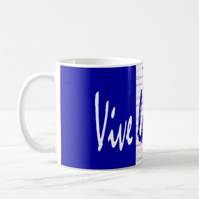 Perfektes Geschenk für Leute die Liebe Frankreich Kaffeetasse (Links)
