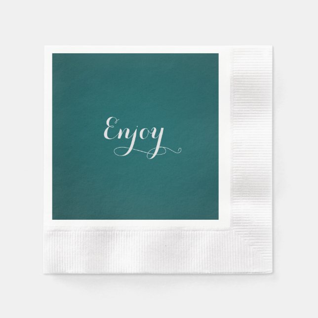 Perfektes Grünbuch Napkin Serviette (Vorderseite)