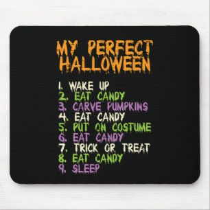Perfektes Halloween Essen Candy Costume Boys Girls Mousepad