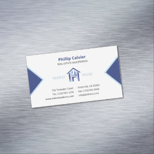 Perfektes Haus Premium Real Anwesen Properties Magnetische Visitenkarte