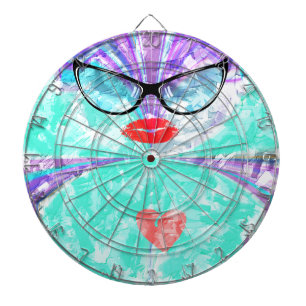 Perfektes Herz Dartscheibe