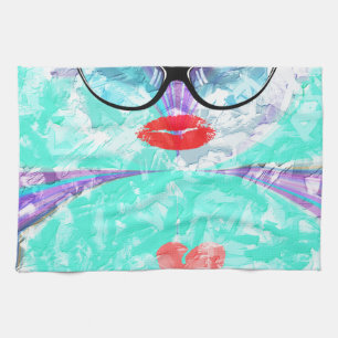 Perfektes Herz Geschirrtuch