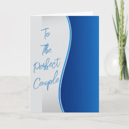 Perfektes Hochzeitspaar Hochzeit Grußkarte