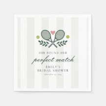 Perfektes Match Tennis Brautparty